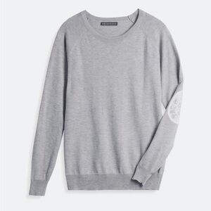 Market & Spruce Fierro Elbow Patch Crew Neck Sweater